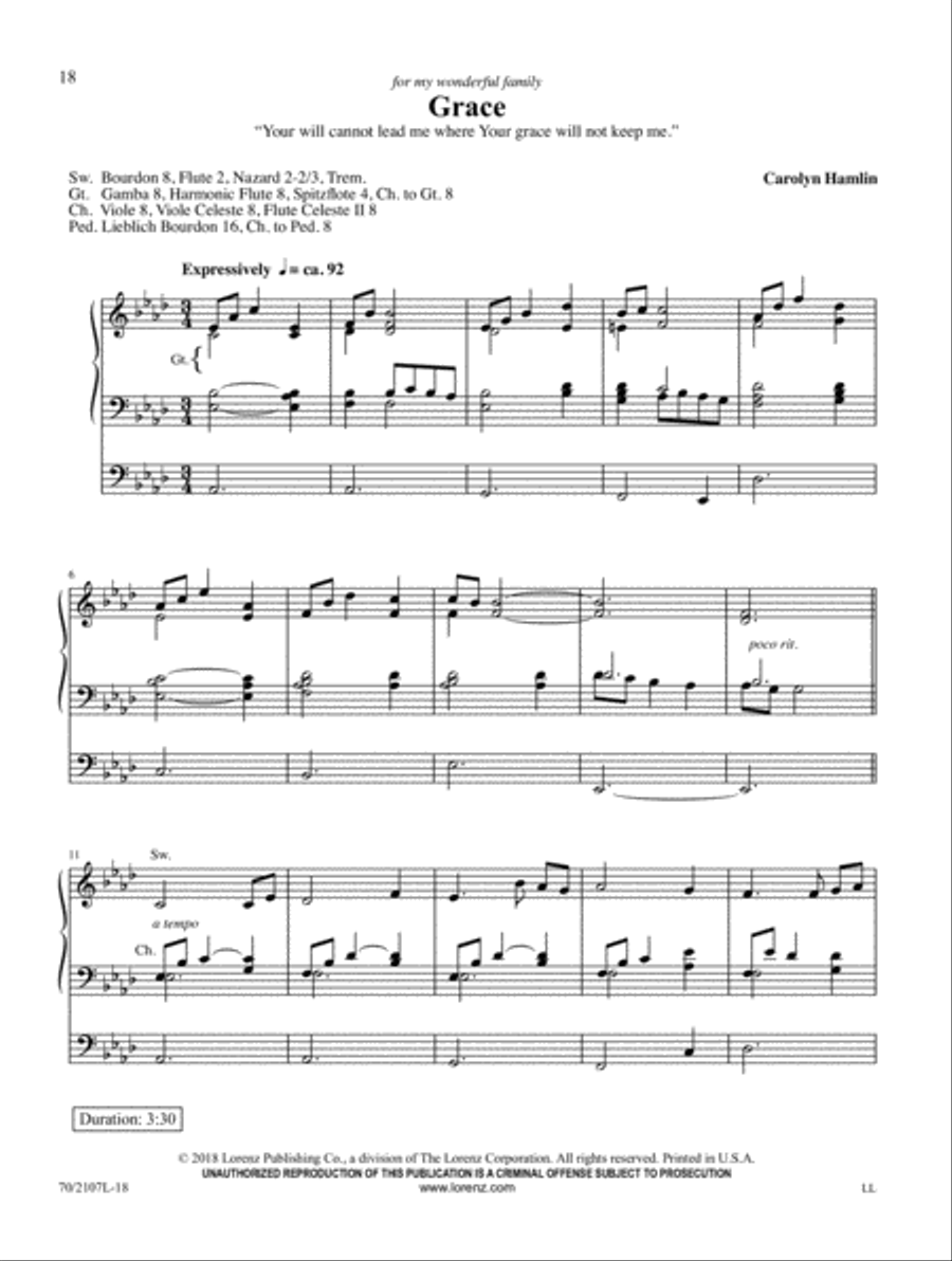 Seasons of the Heart Seasons of the Heart Organ Solo scores gallery preview page 6