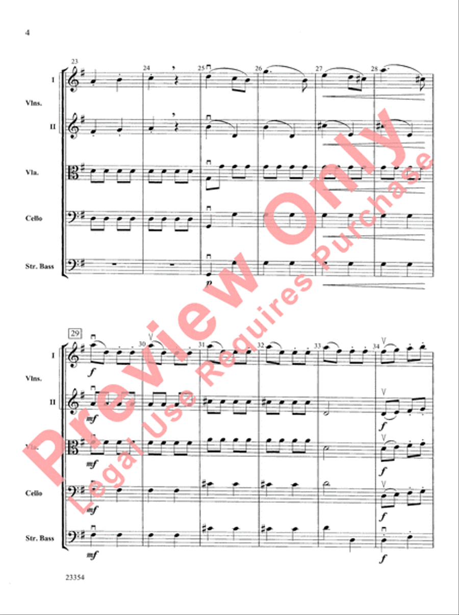 Symphony No. 8 Symphony No. 8 String Orchestra scores gallery preview page 5