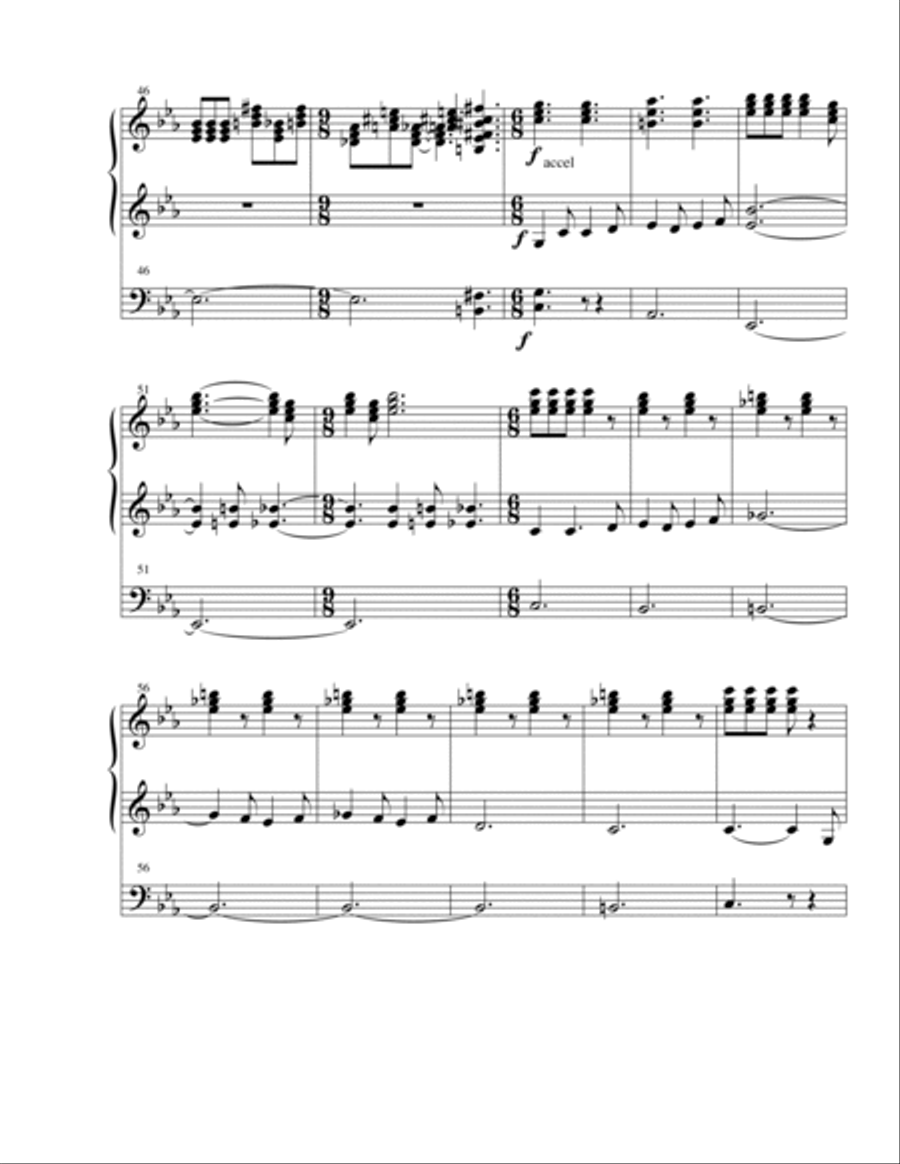 Organ Prelude # 6 When Johnny Comes Marching Home Organ Prelude # 6 When Johnny Comes Marching Home Organ Solo scores gallery preview page 4