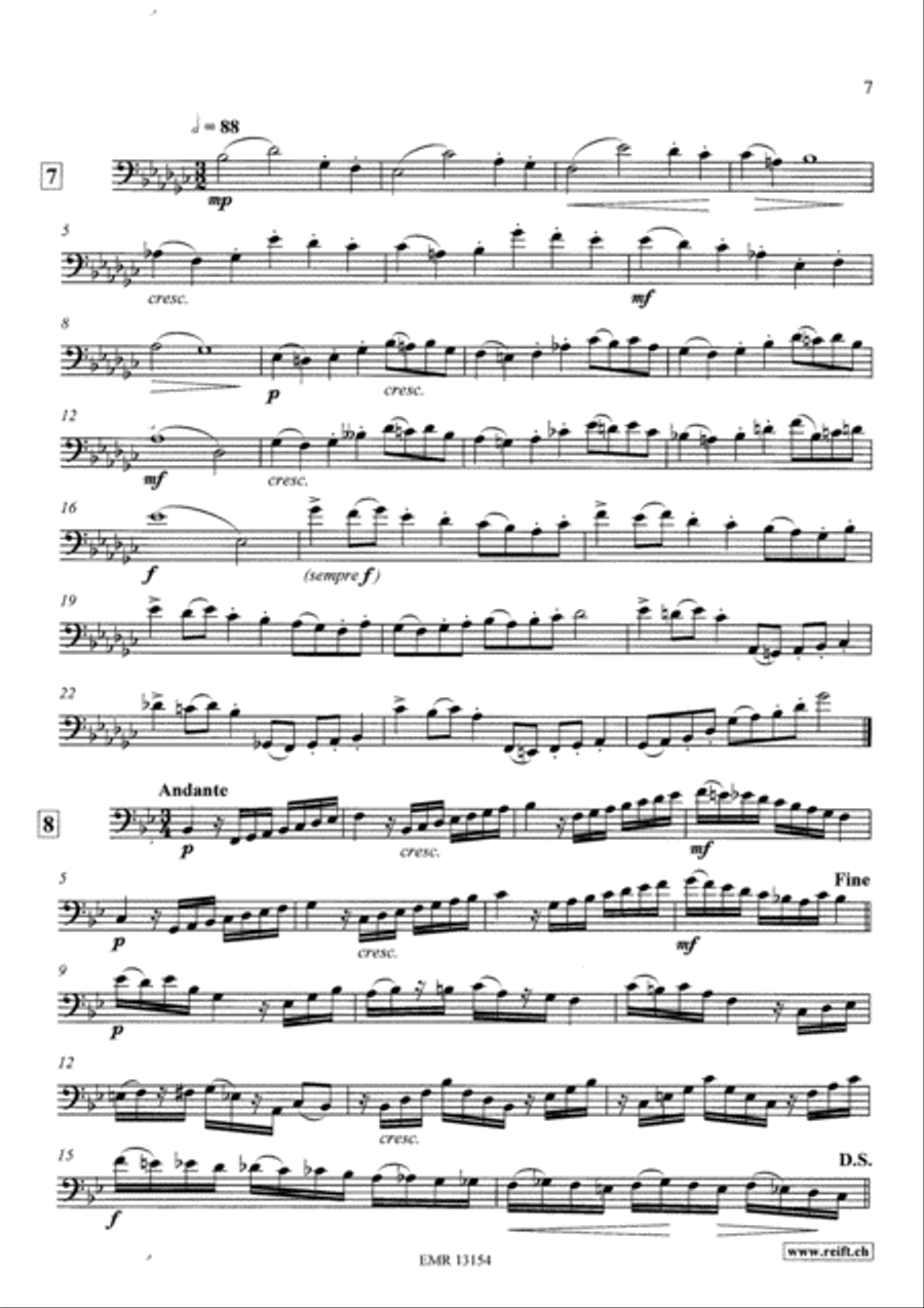 Technical & Melodic Studies Vol. 5 Bassoon Solo scores gallery preview page 7
