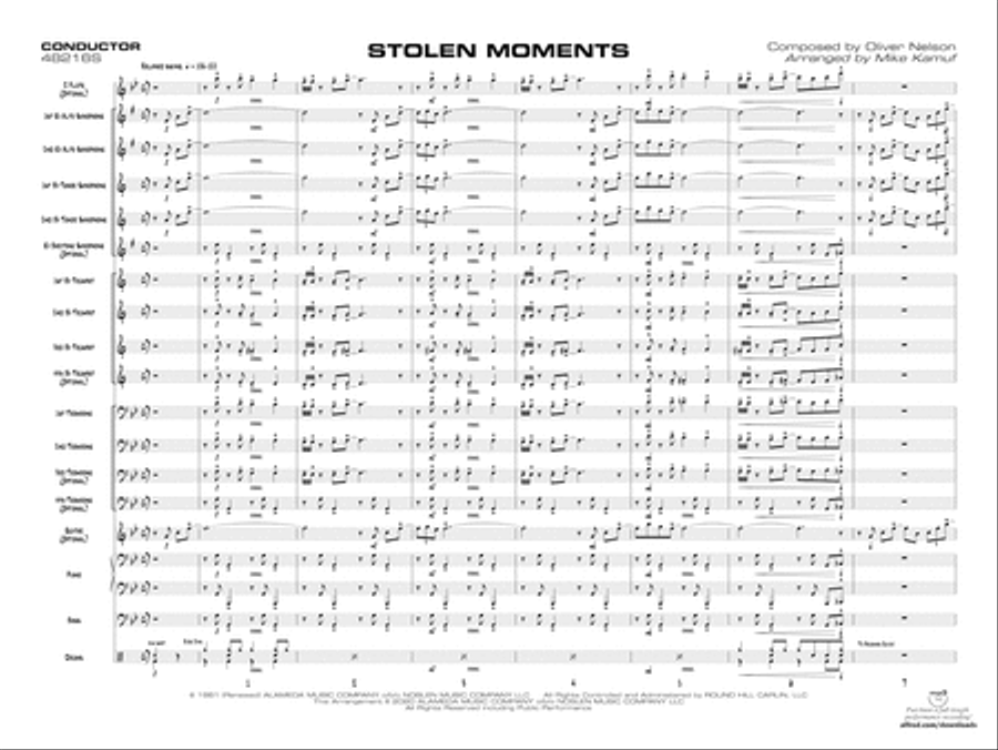 Stolen Moments: Score Jazz Ensemble scores gallery preview page 3