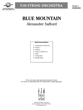 Book cover for Blue Mountain: Score