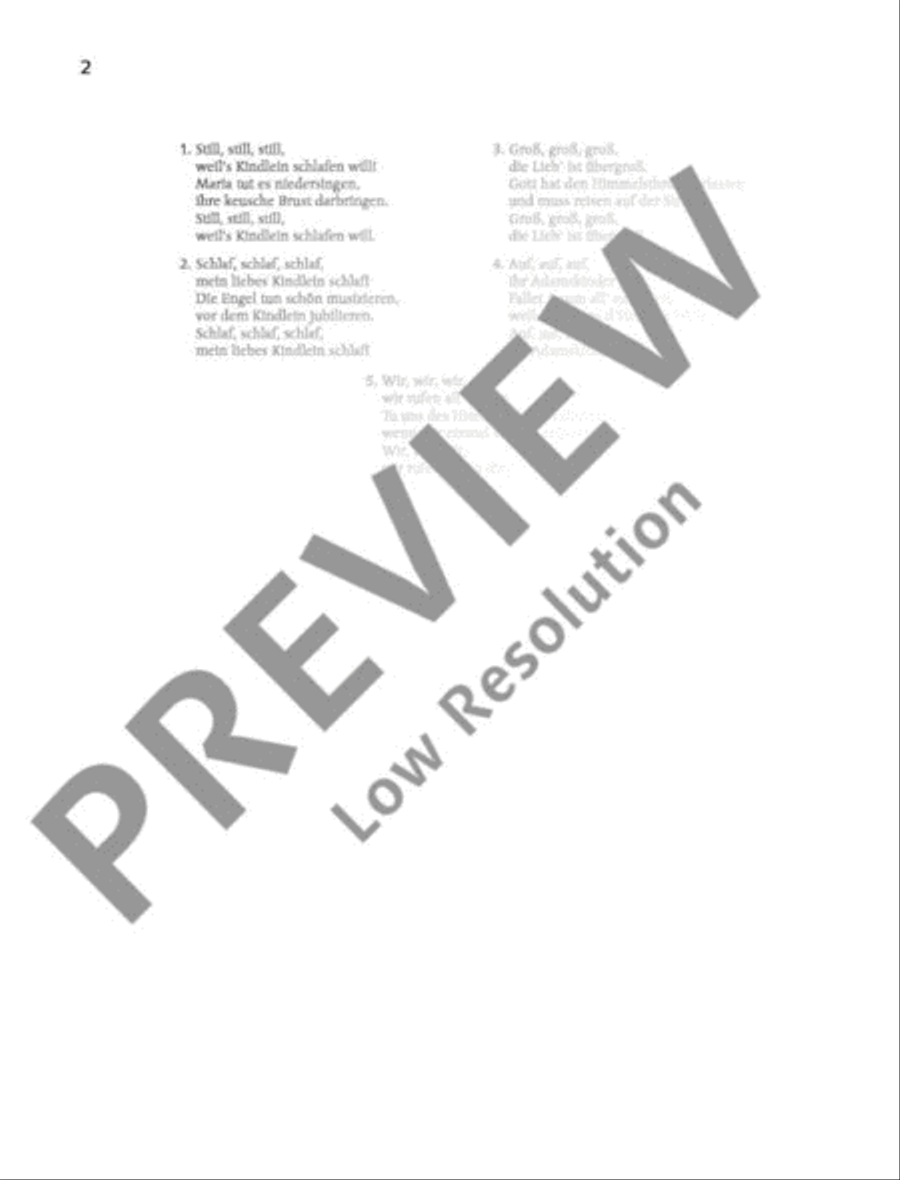 Still, still, still, weil's Kindlein schlafen will B-Flat Clarinet scores gallery preview page 3