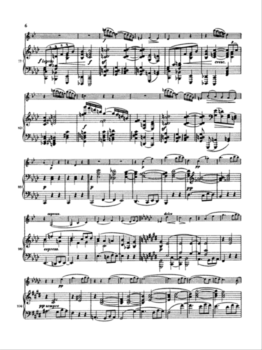 Brahms: Sonata No. 1 in F Minor, Op. 120 Part scores gallery preview page 6