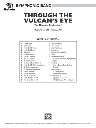 Through the Vulcan's Eye: Score
