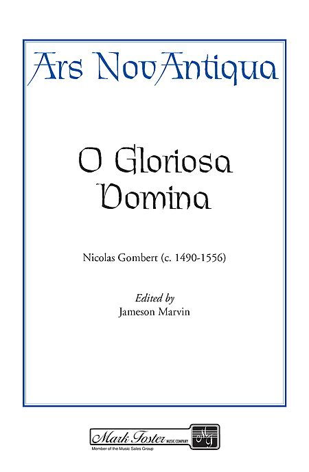 O Gloriosa Domina TTBB/A Cappella