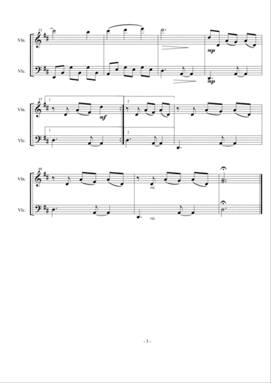 Annie's Song Annie's Song Set of Parts scores gallery preview page 3