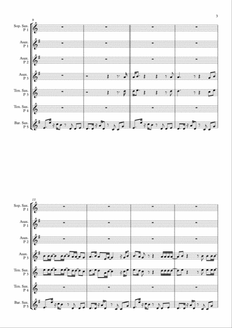 Hello Woodwind Quintet scores gallery preview page 3