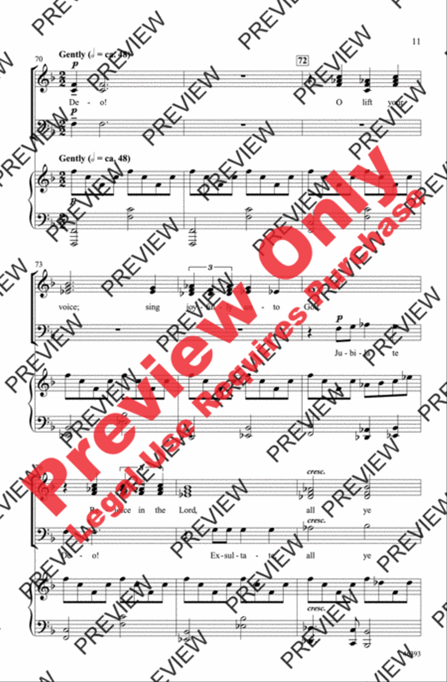 Jubilate, Exsultate! 3-Part scores gallery preview page 10