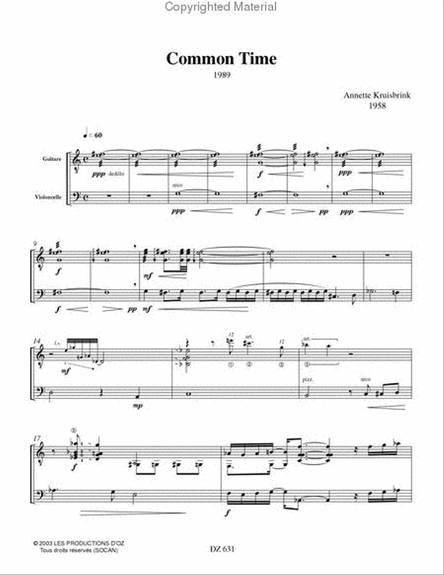Common Time Cello scores gallery preview page 2