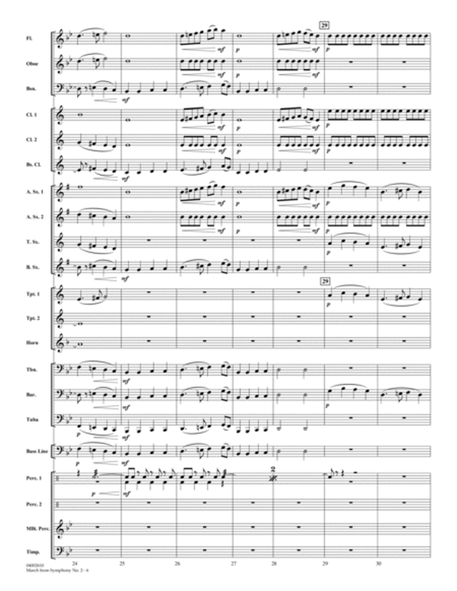 March from Symphony No. 2 - Full Score