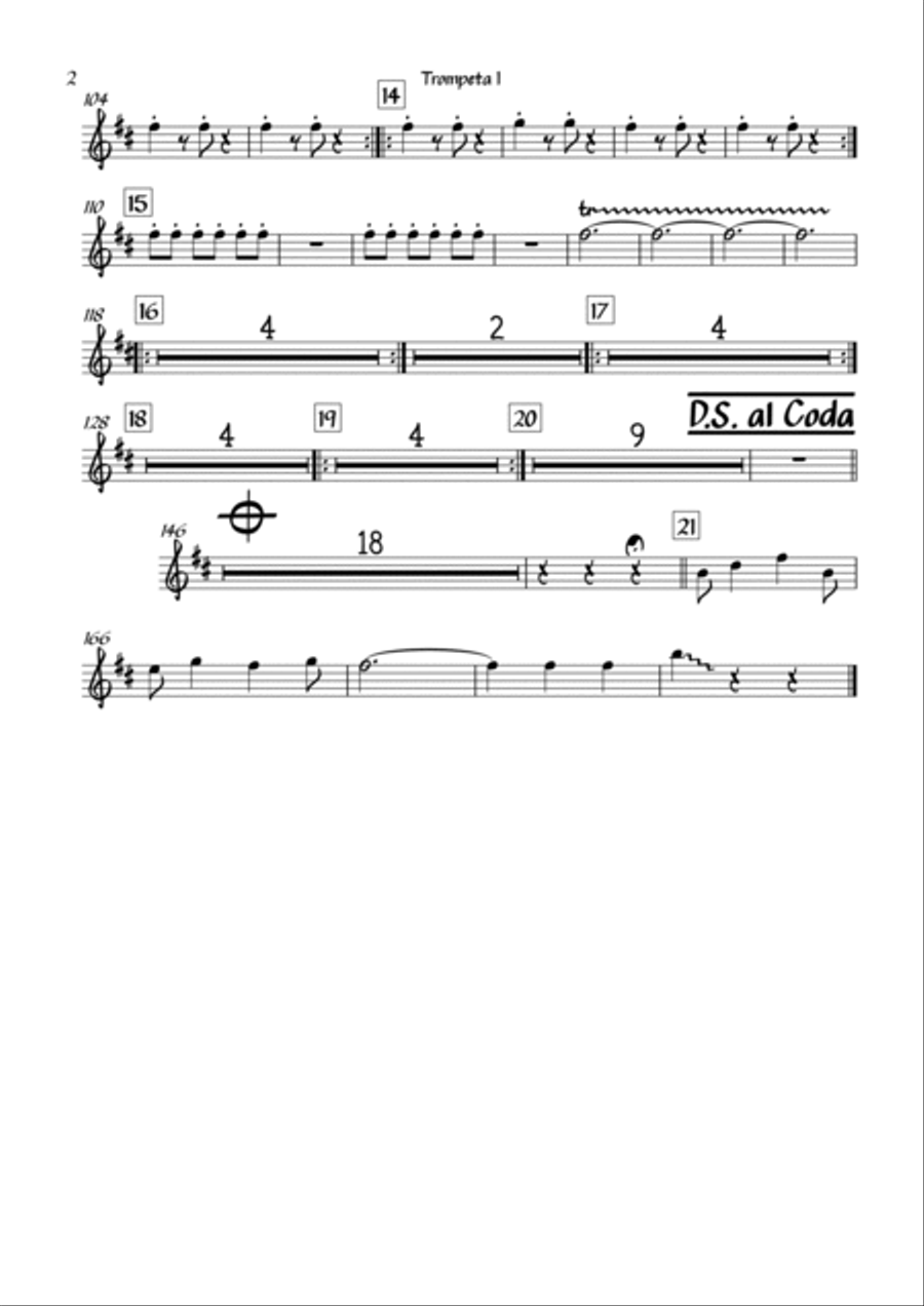 El Cascabel B-Flat Trumpet scores gallery preview page 2