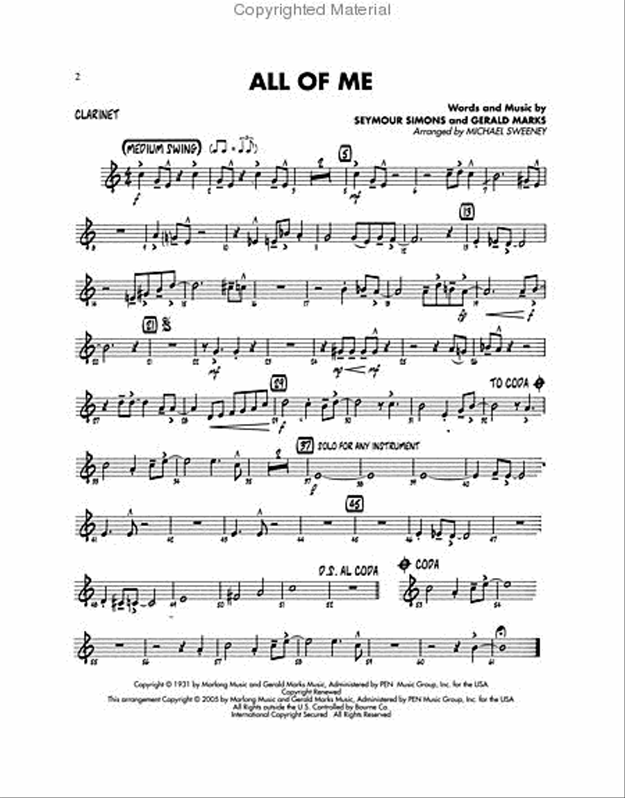 The Best of Essential Elements for Jazz Ensemble (Clarinet) Jazz Ensemble scores gallery preview page 2