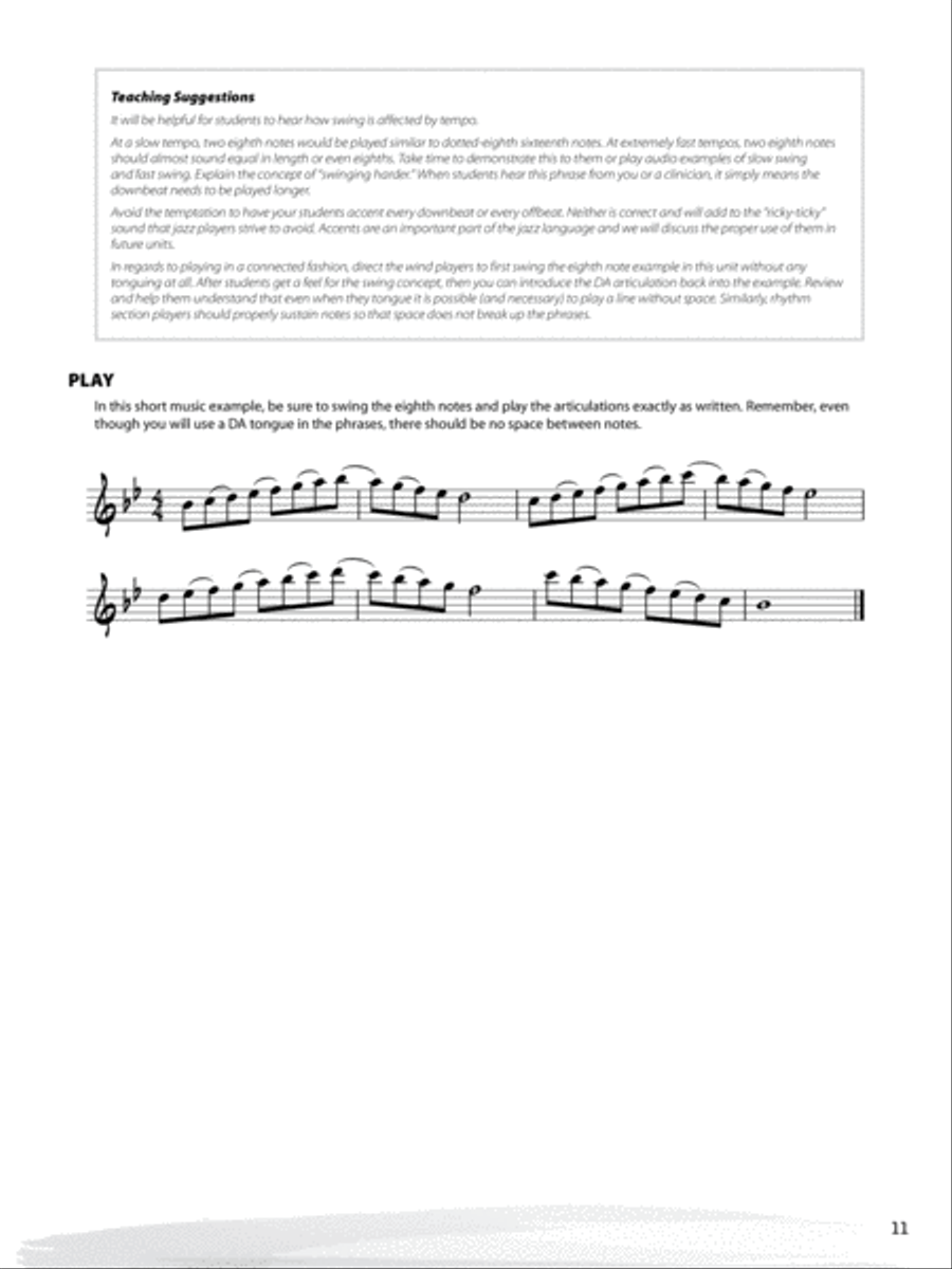The Articulate Jazz Musician Jazz Ensemble scores gallery preview page 5