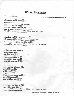 Vênus Brasileira: SAMBA
