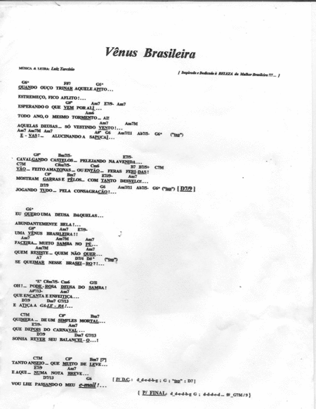 Vênus Brasileira: SAMBA image number null