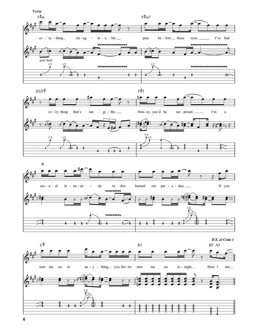 Rocket Queen Acoustic Guitar scores gallery preview page 6