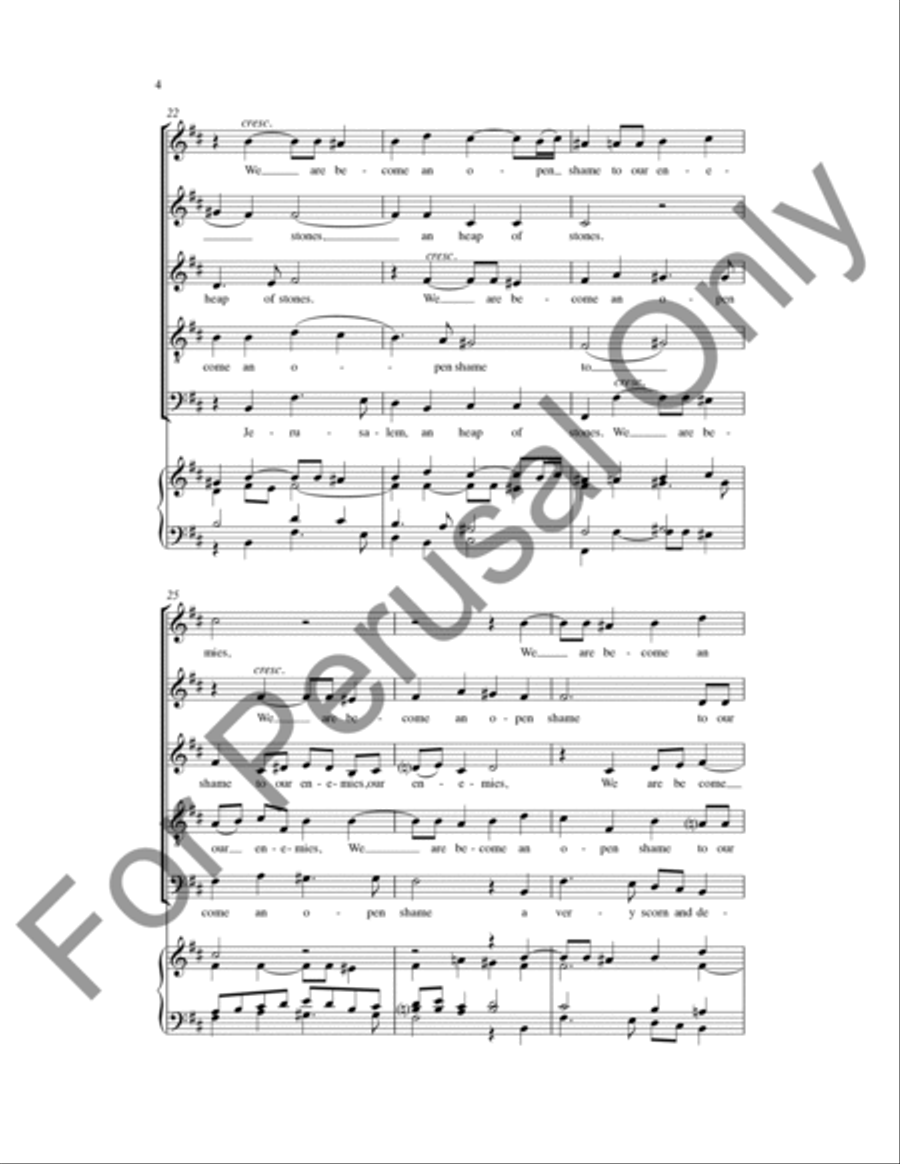 O Lord God O Lord God A Cappella scores gallery preview page 5