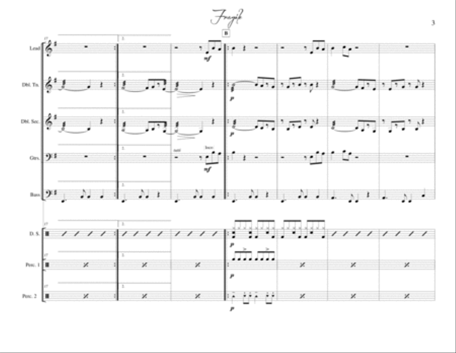 Fragile Steel Drum Band scores gallery preview page 3