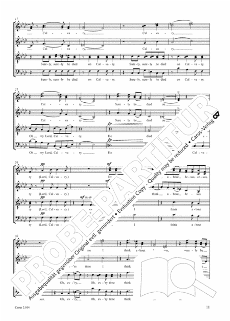 Hallelujah. Gospels and Spirituals for mixed choir Mixed Choir scores gallery preview page 8
