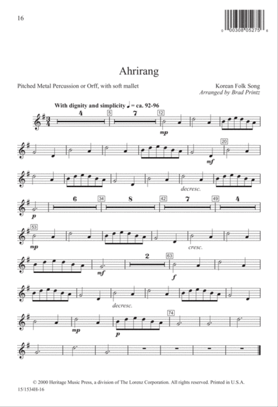 Ahrirang 3-Part scores gallery preview page 17