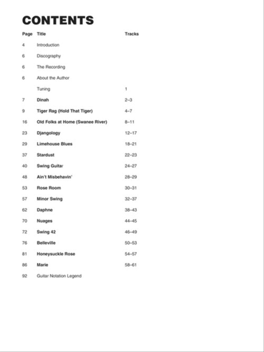 The Best of Django Reinhardt Electric Guitar scores gallery preview page 3