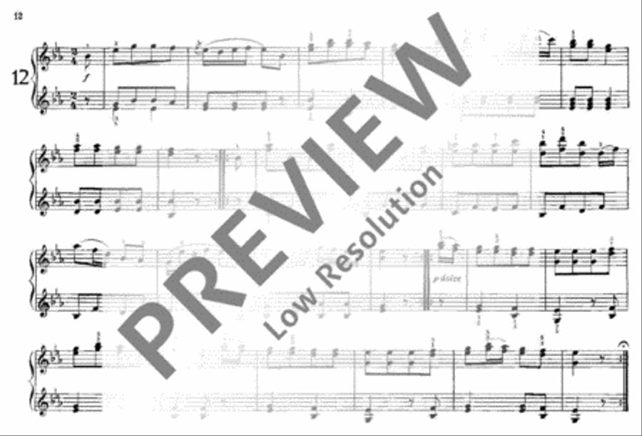 20 English Dances Piano Solo scores gallery preview page 15