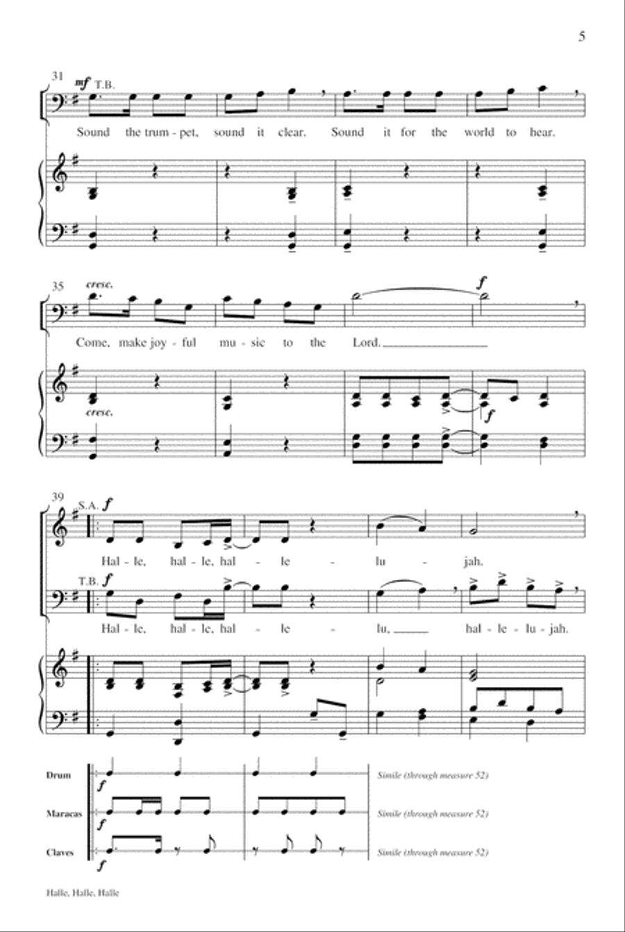 Halle, Halle 4-Part scores gallery preview page 6