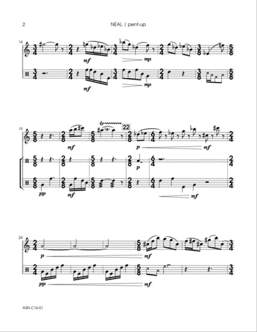pent-up Alto Saxophone scores gallery preview page 6