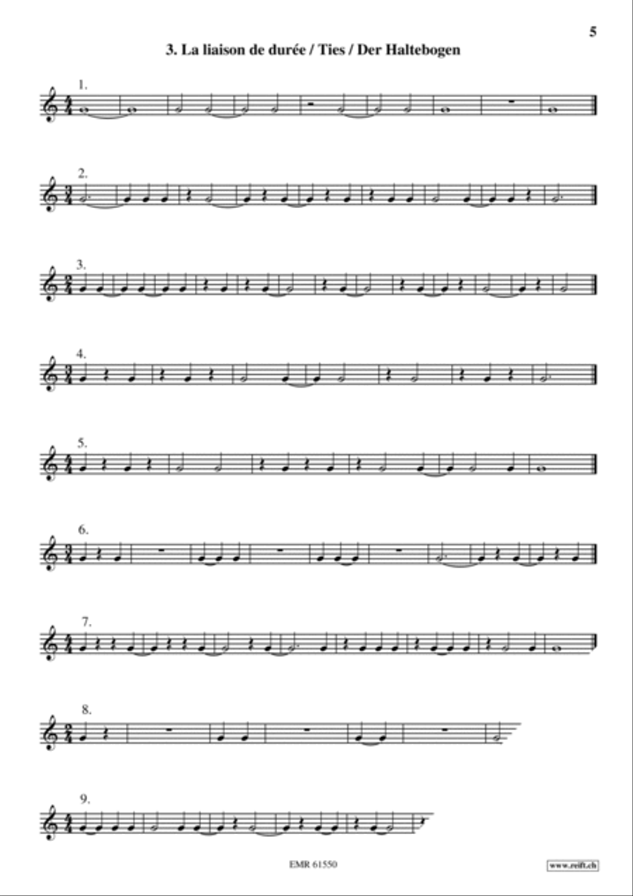 Exercices Rythmiques Volume 1 Cornet scores gallery preview page 6