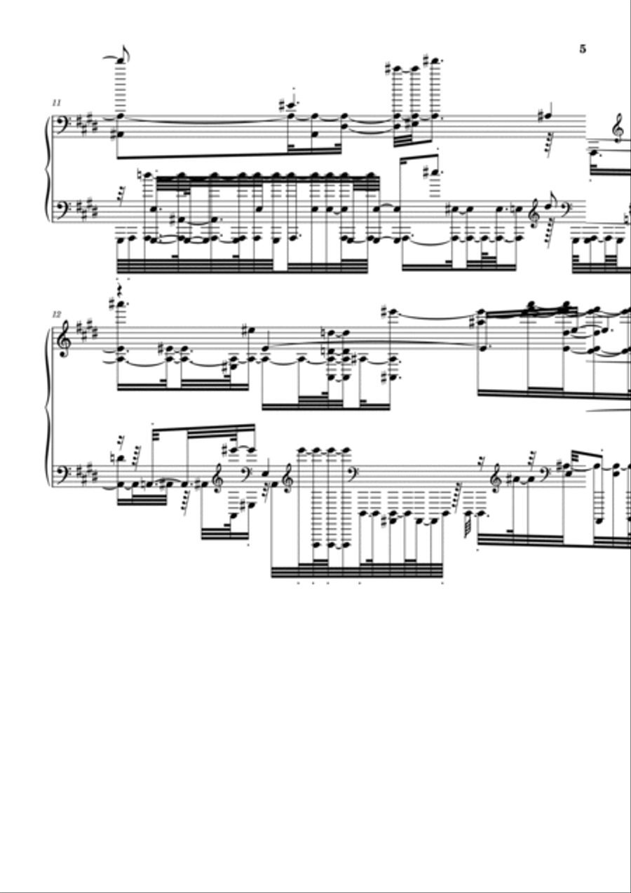 Alone With Sadness Piano, Vocal, Guitar scores gallery preview page 5
