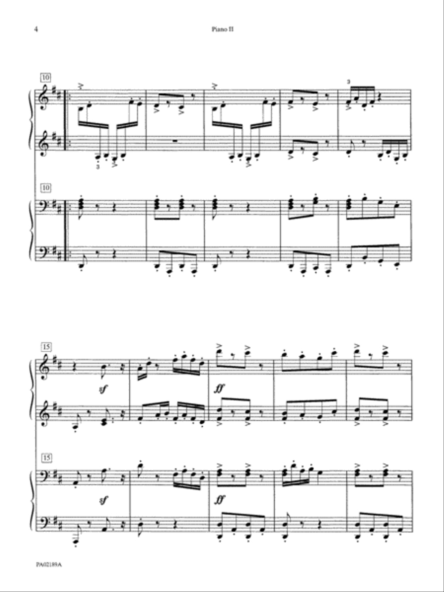 Pomp and Circumstance (Military March No. 1 in D Major) Small Ensemble scores gallery preview page 5