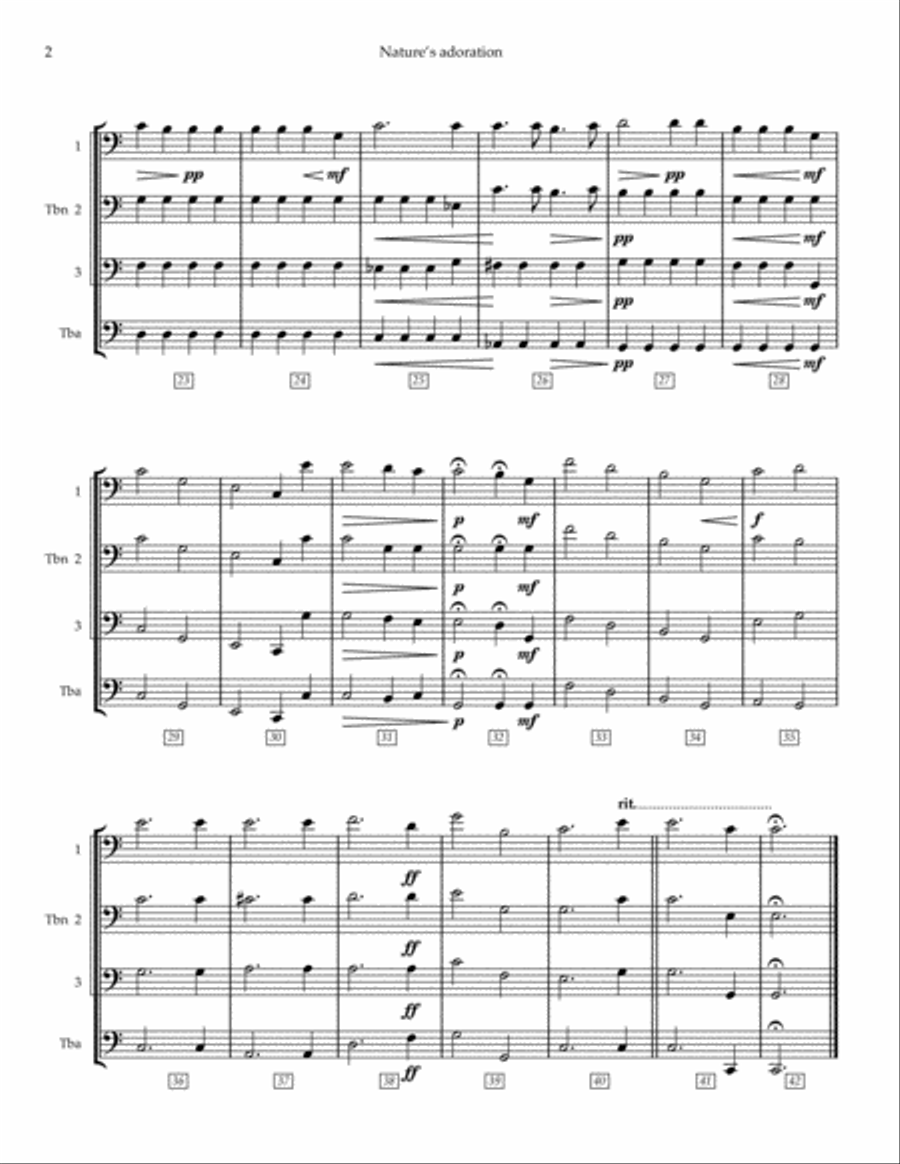 Nature's Adoration Nature's Adoration School and Community scores gallery preview page 2