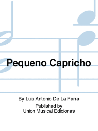 Book cover for Pequeno Capricho