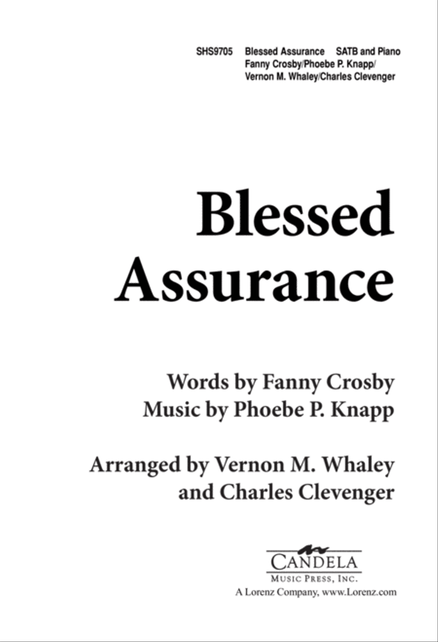 Blessed Assurance Blessed Assurance 4-Part scores gallery preview page 2