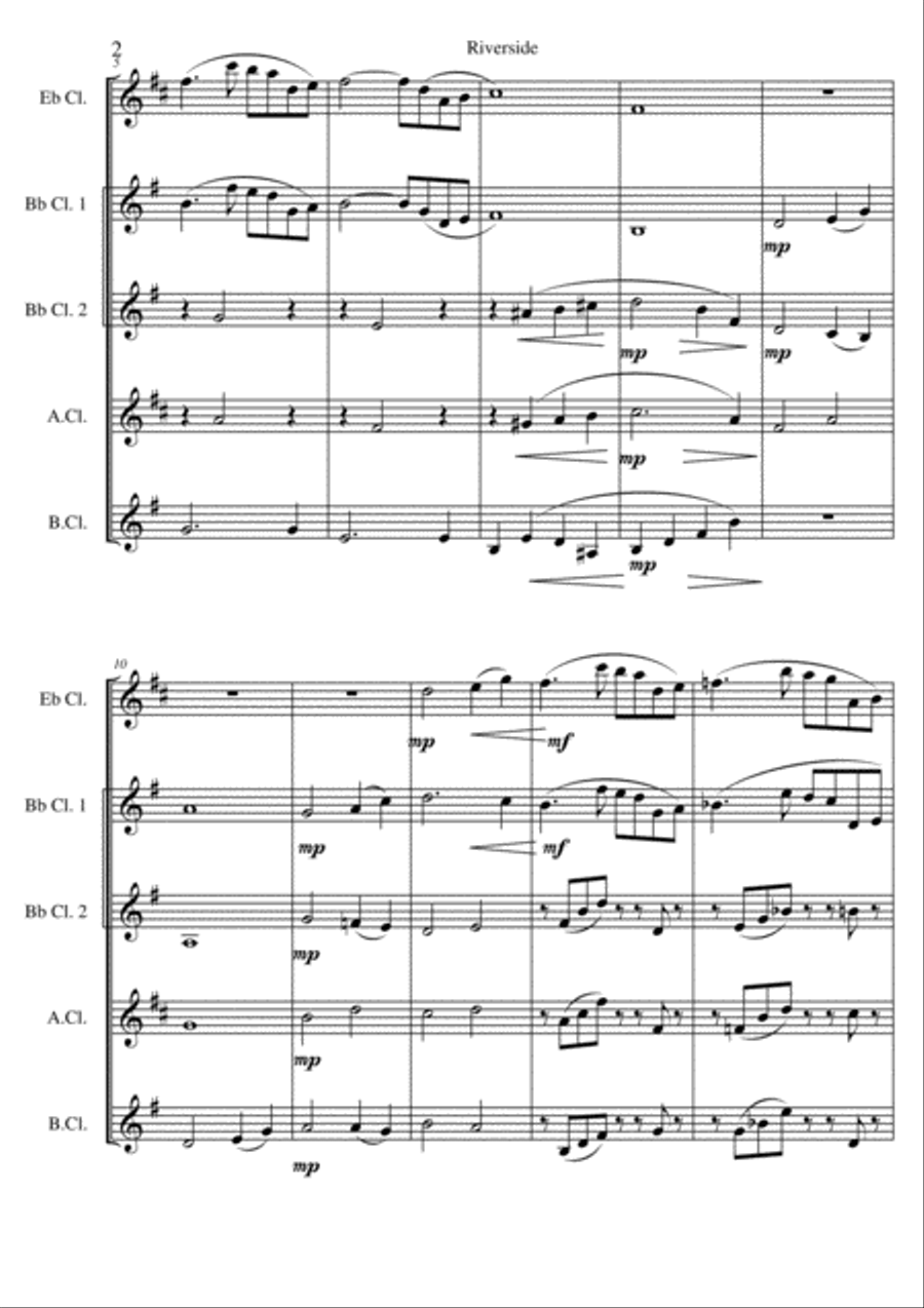 Riverside Woodwind Quintet scores gallery preview page 2