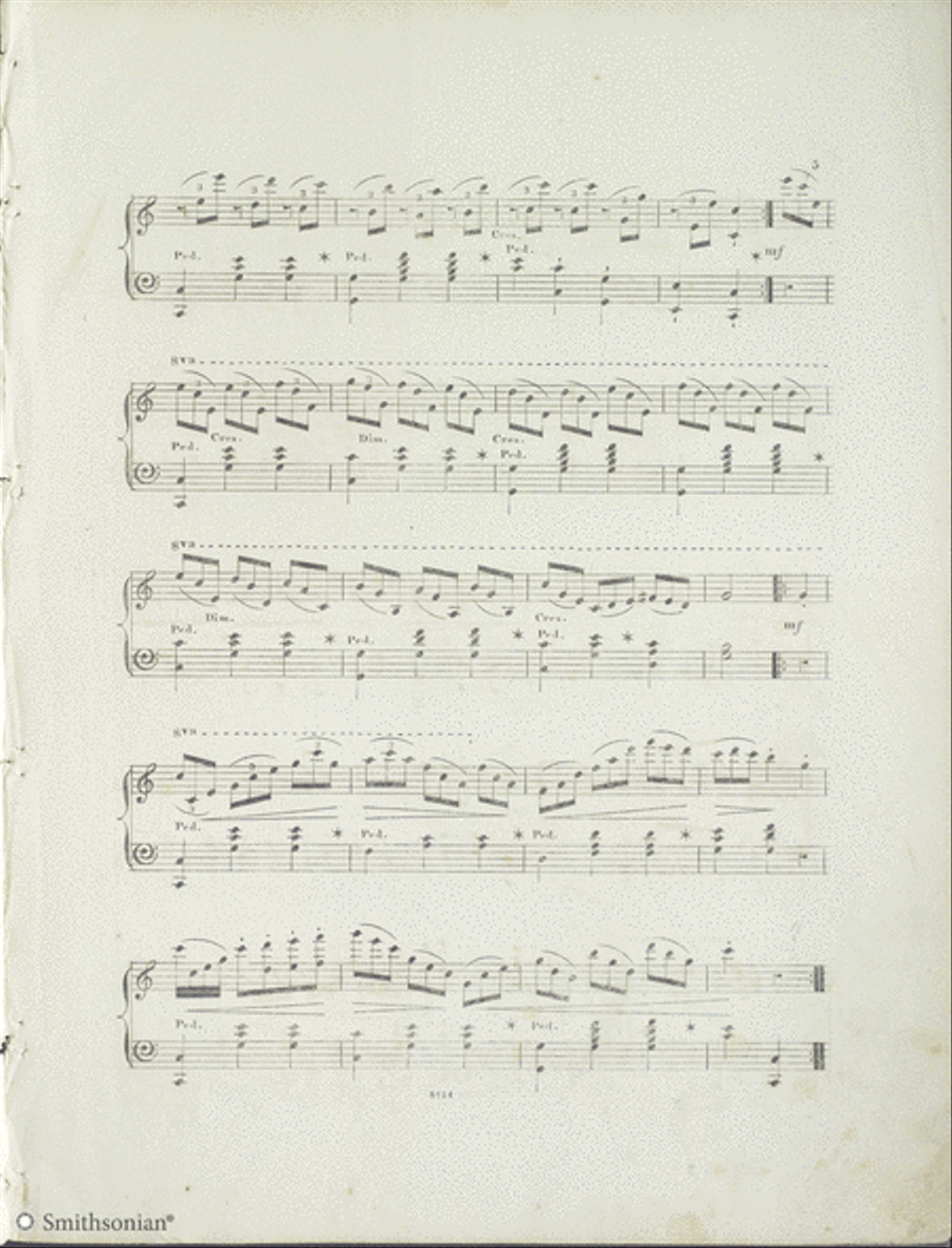 The Stars & Stripes Forever - Brilliant Variations on the Star Spangled Banner Piano Solo scores gallery preview page 4
