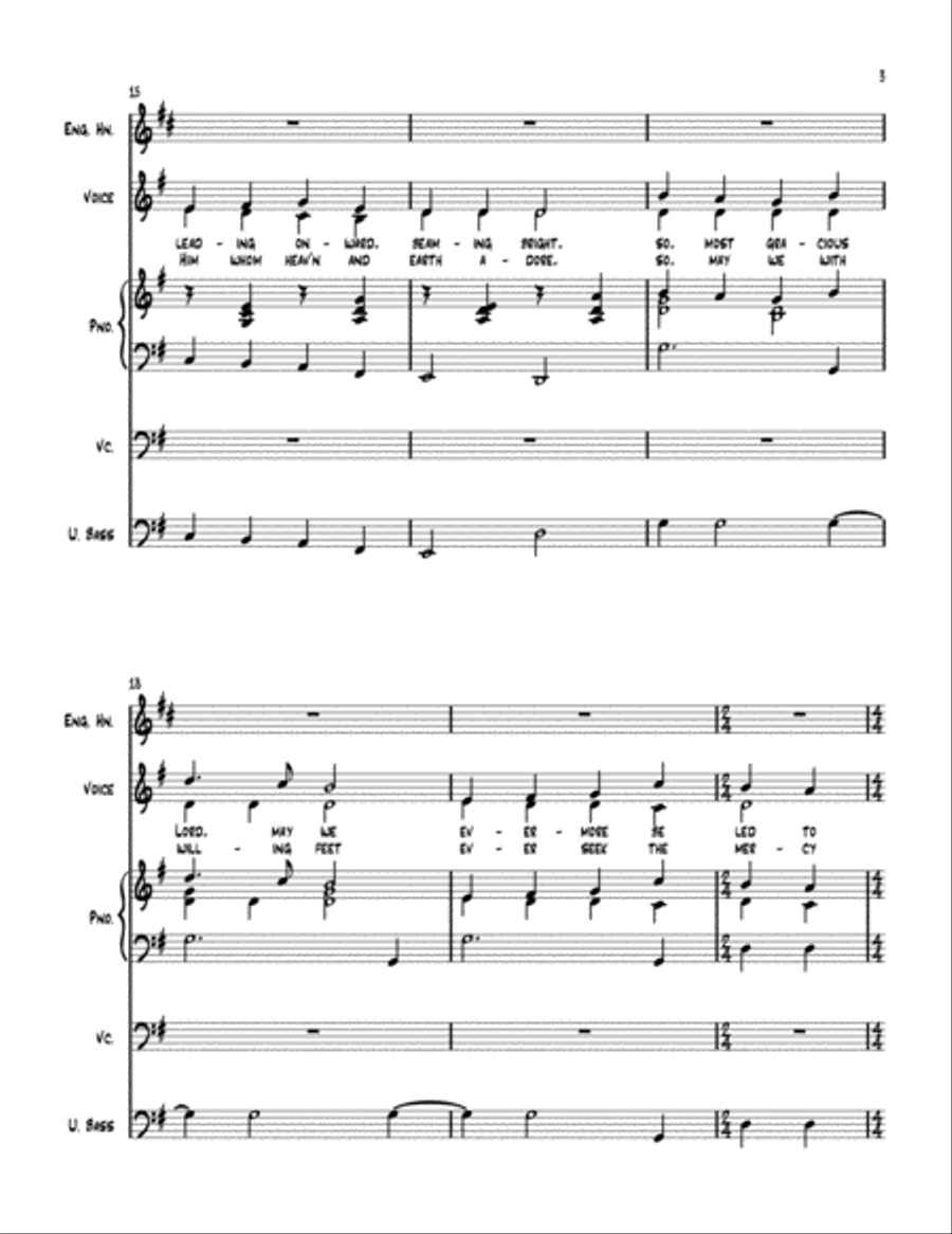 As with Gladness, Men of Old (director's score) SA scores gallery preview page 3