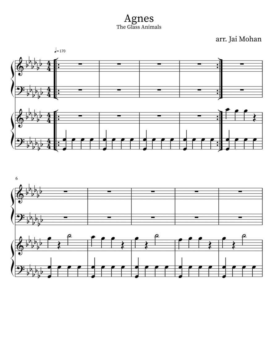 Agnes Agnes Harp scores gallery preview page 1