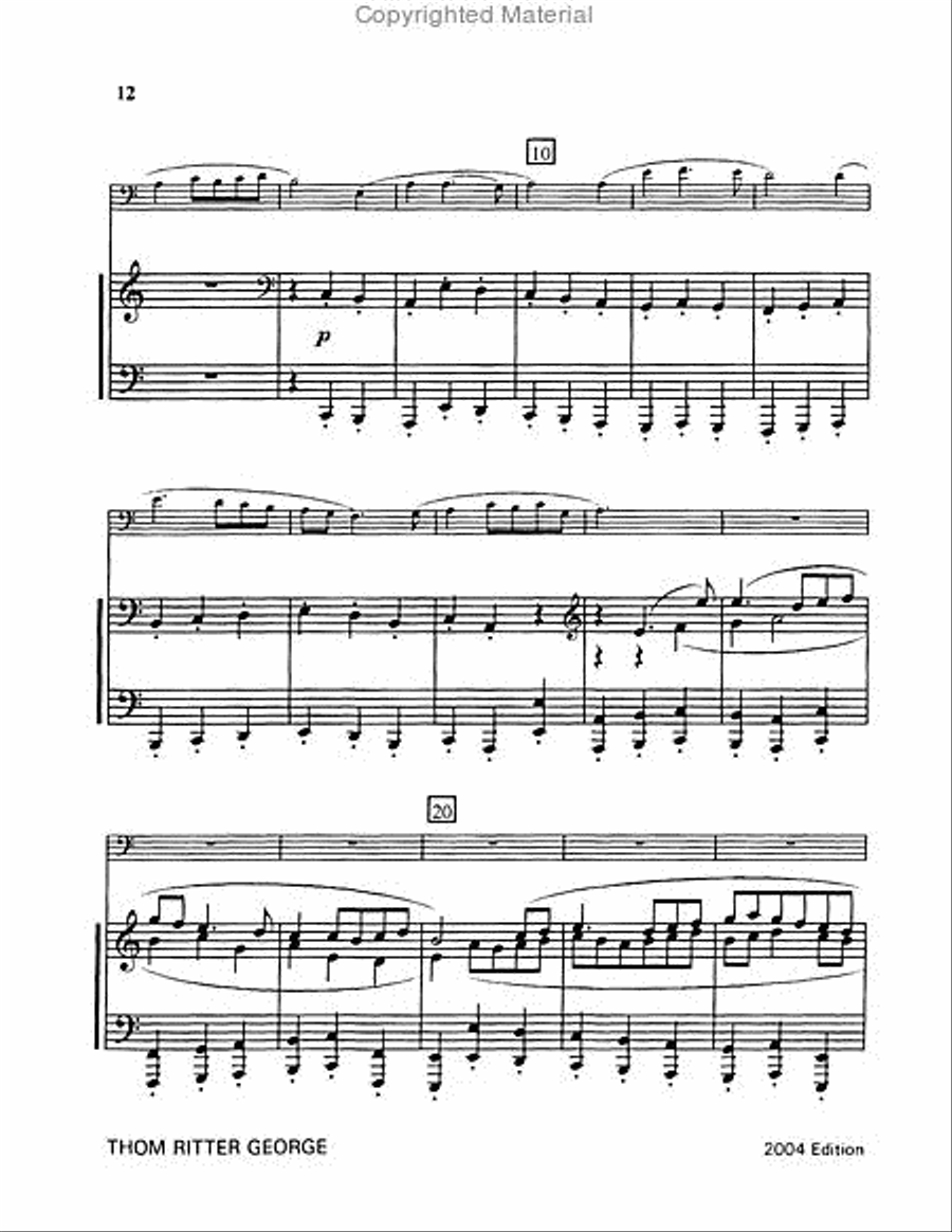 Sonata Euphonium scores gallery preview page 5