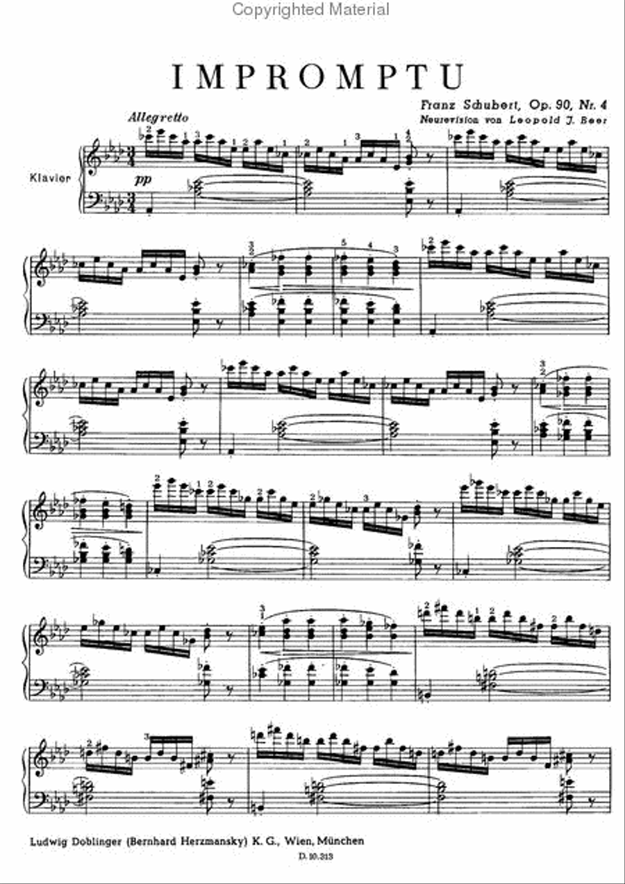 Impromptu As-Dur Piano Solo scores gallery preview page 2