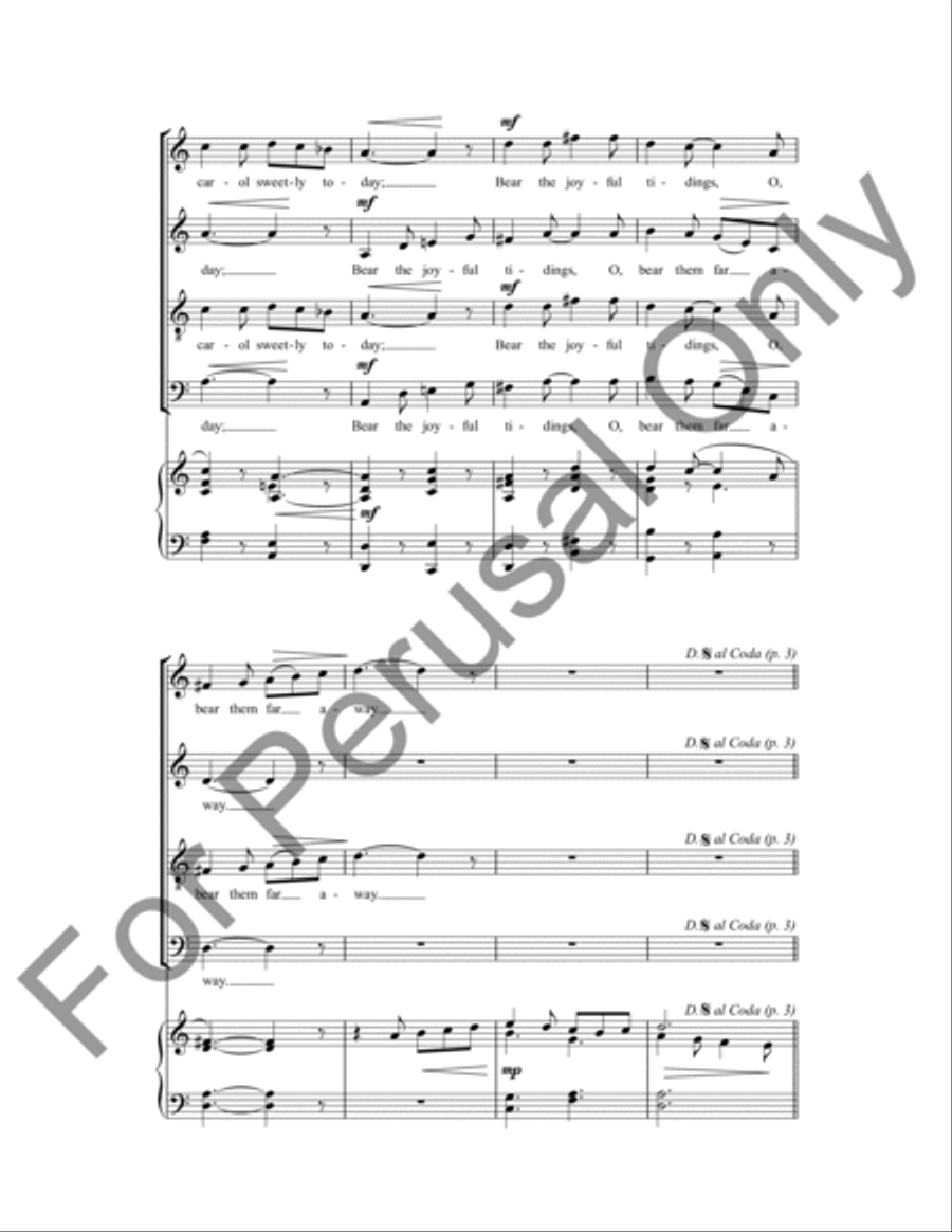 Carol Trilogy 4-Part scores gallery preview page 8