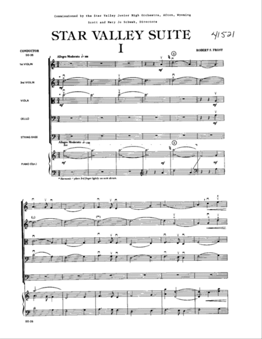 Star Valley Suite Orchestra scores gallery preview page 2