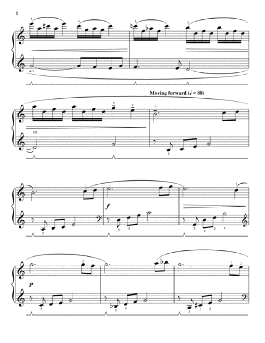 Ebb Tide [Classical version] (arr. Phillip Keveren) Easy Piano scores gallery preview page 2