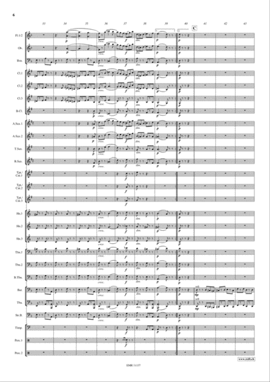 The Alfred Hitchcock Hour Concert Band scores gallery preview page 7