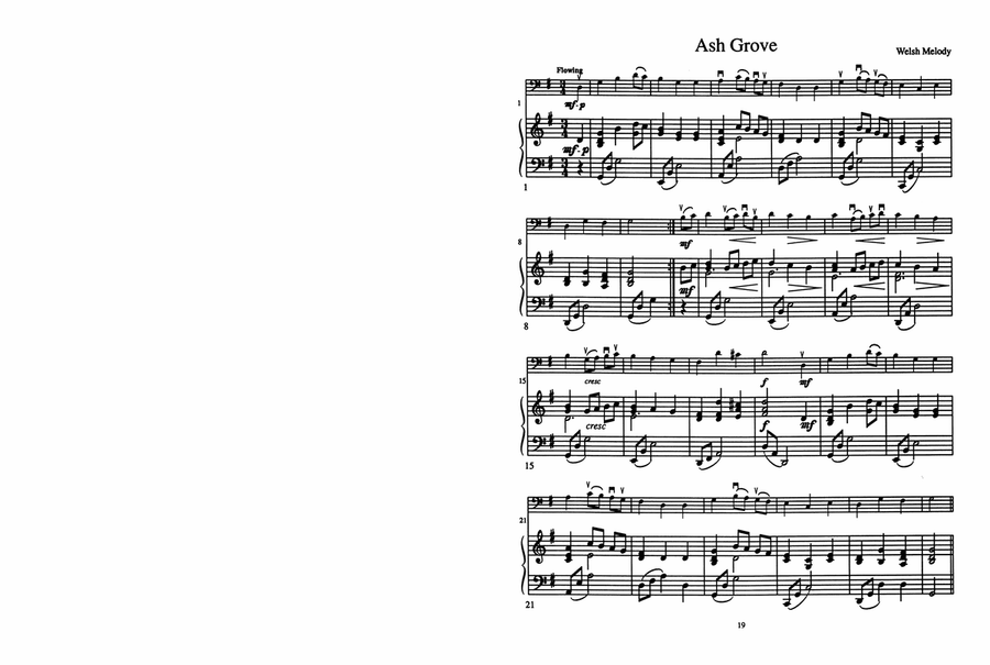 Easy Solos for Beginning Cello Level 1 Cello scores gallery preview page 3