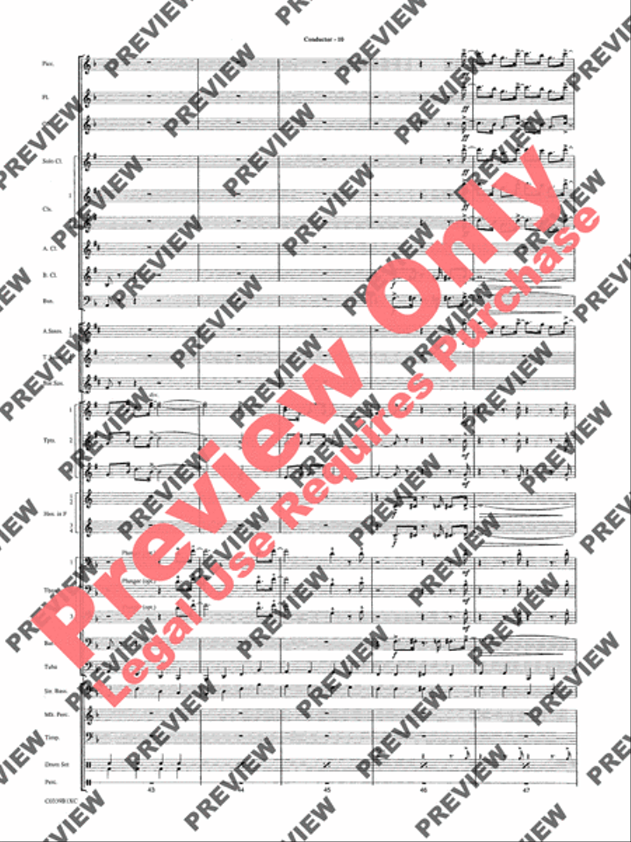 In the Miller Mood Concert Band scores gallery preview page 13