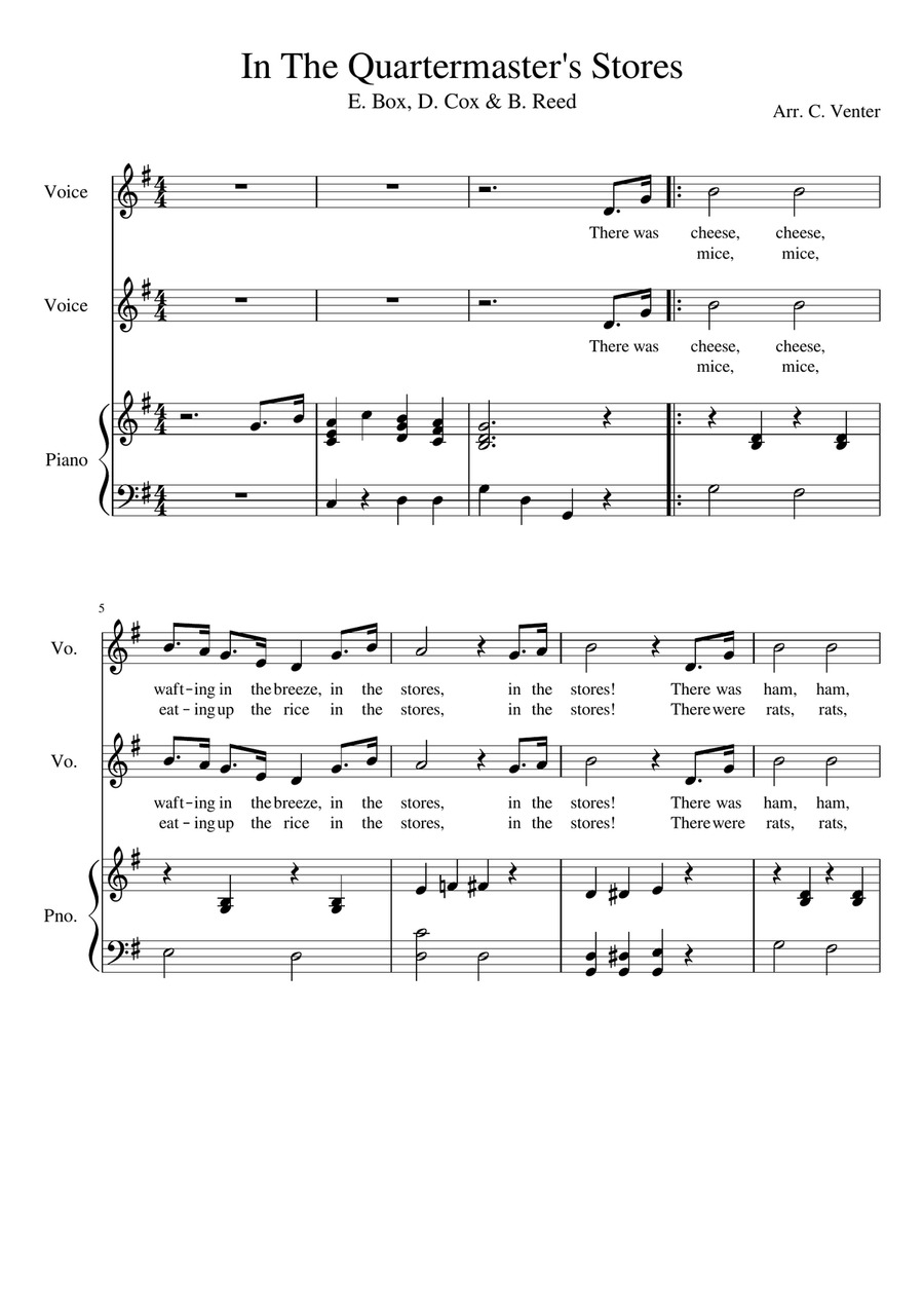 In The Quartermaster's Stores