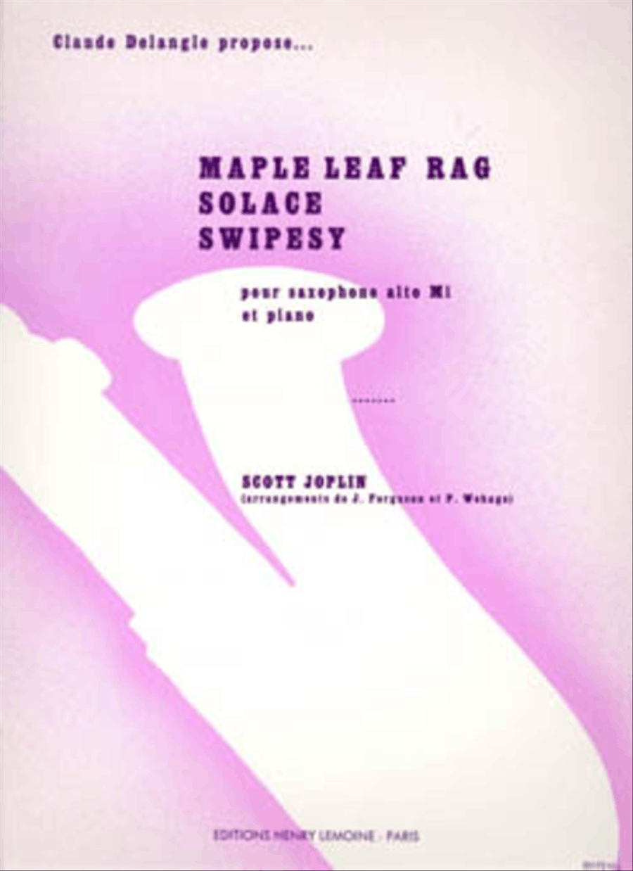 Maple leaf rag / Solace / Swipesy Piano Accompaniment scores gallery preview page 1