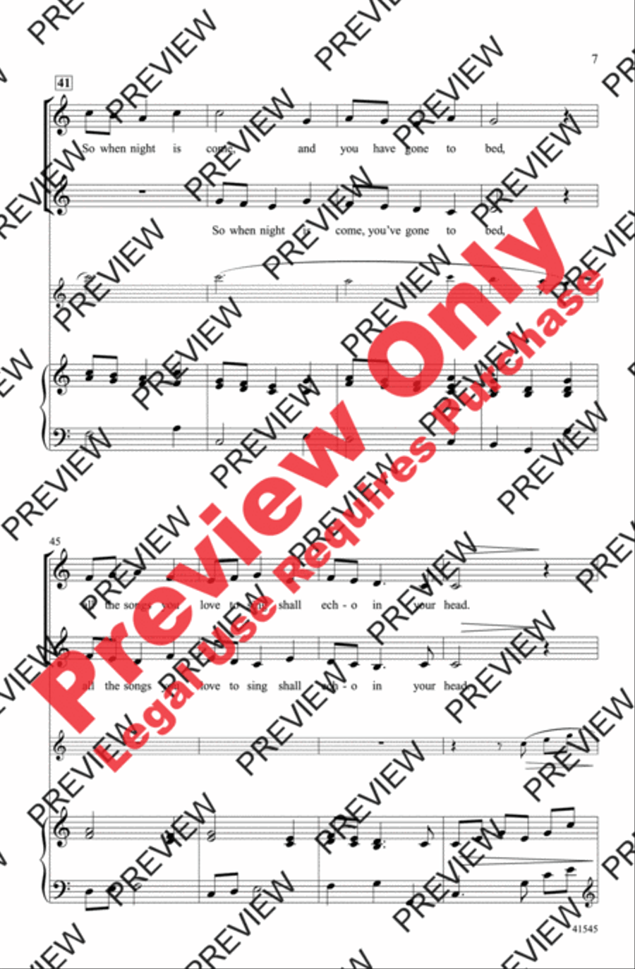 Come, My Little Children 2-Part scores gallery preview page 7